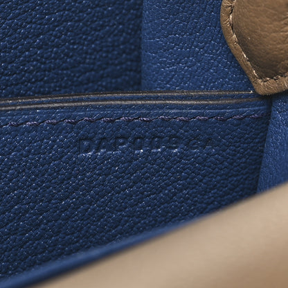 Hermes Evercolor Verso Mini Sac Roulis Beige De Weimar Bleu De Malte 7 of 10