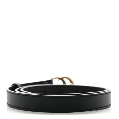 Gucci Calfskin Double G 20mm Belt 85 34 Black 2 of 5