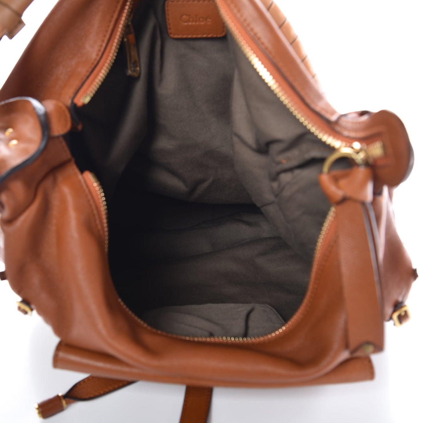 Calfskin Large Marcie Hobo Mahogany