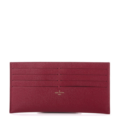 Louis Vuitton Calfskin Felicie Card Holder Insert Fuchsia 1 of 7