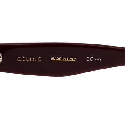 Celine Catherine Sunglasses CL 41098/F/S Burgundy Havana 6 of 7