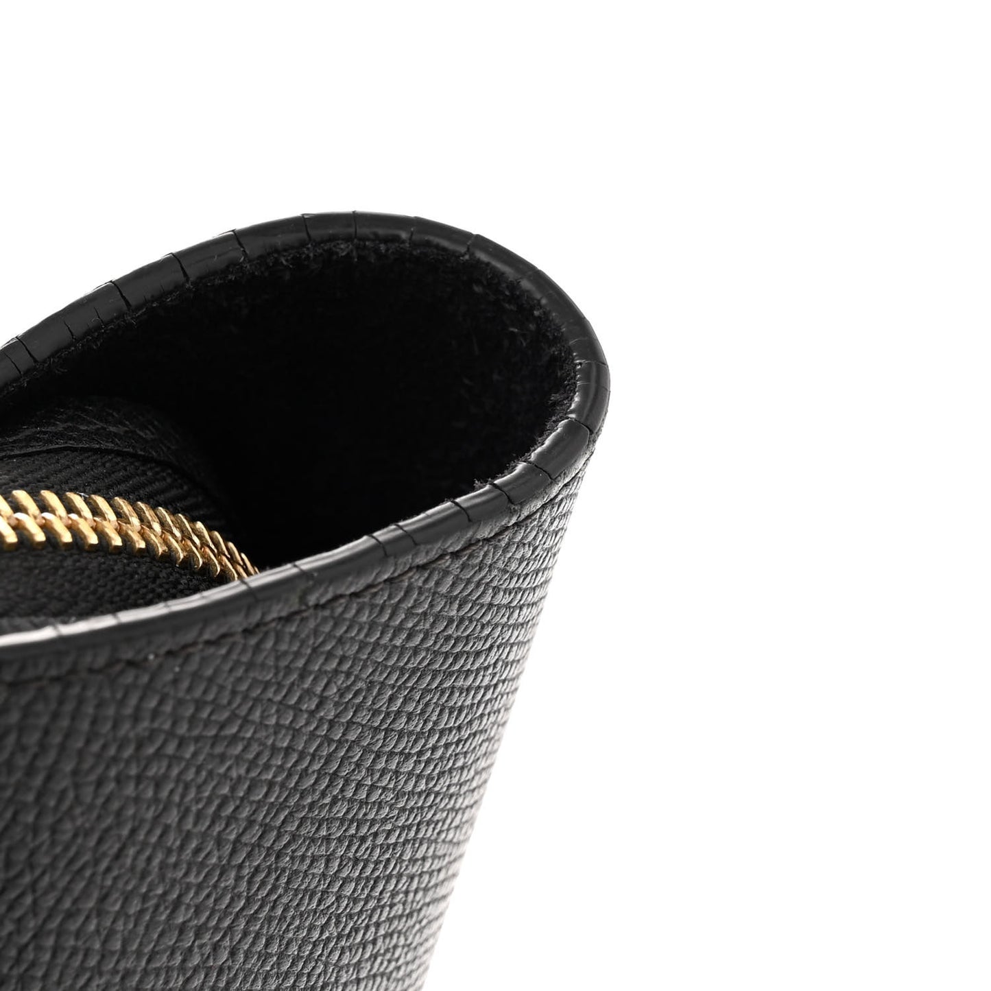 Grained Calfskin Mini Belt Bag Black