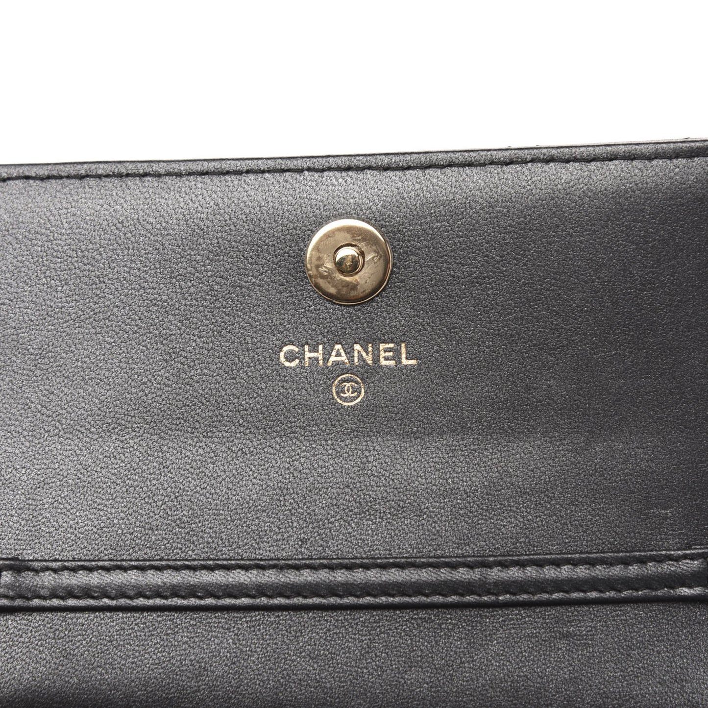 Lambskin Quilted Pearl Clutch With Chain Black