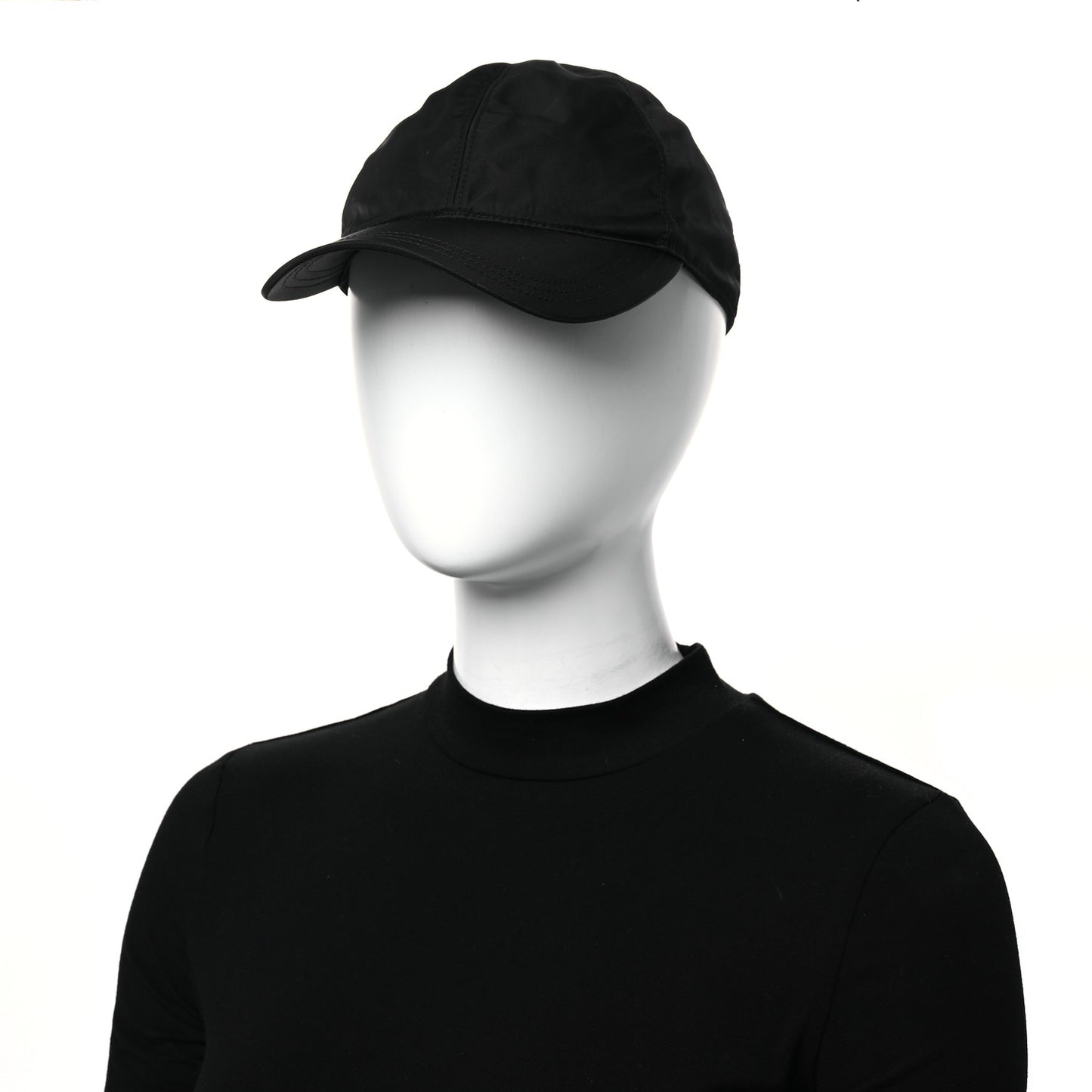Re-Nylon Womens Baseball Cap L Black