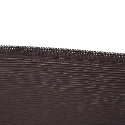 Louis Vuitton Epi Pochette Accessories 24 Moka 10 of 12