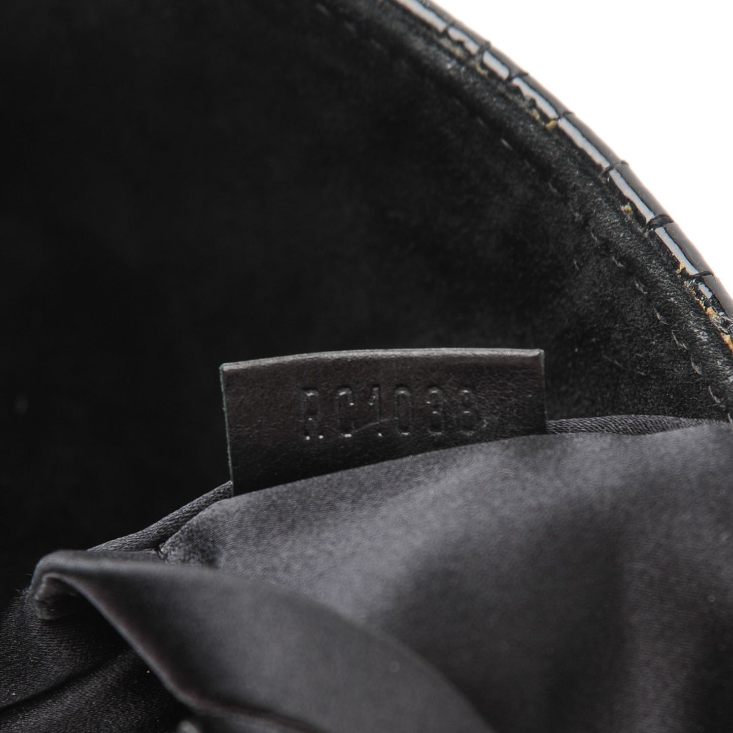 Suede Monogram Motard Afterdark Clutch Black