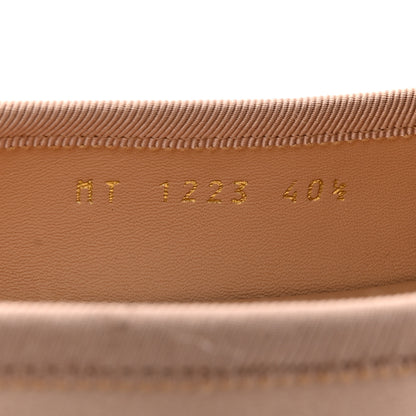 Christian Dior Satin Grosgrain D-Joy Ballet Flats 40.5 Beige Rose 8 of 11