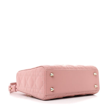 Christian Dior Lambskin Cannage Small My ABCDior Lady Dior Fard 4 of 11