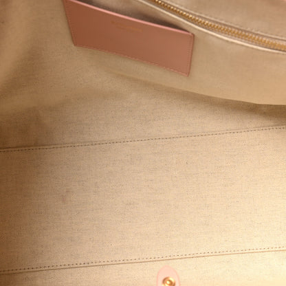Burberry Canvas Smooth Calfskin Medium Two Tone Freya Tote Dusty Pink 5 of 10