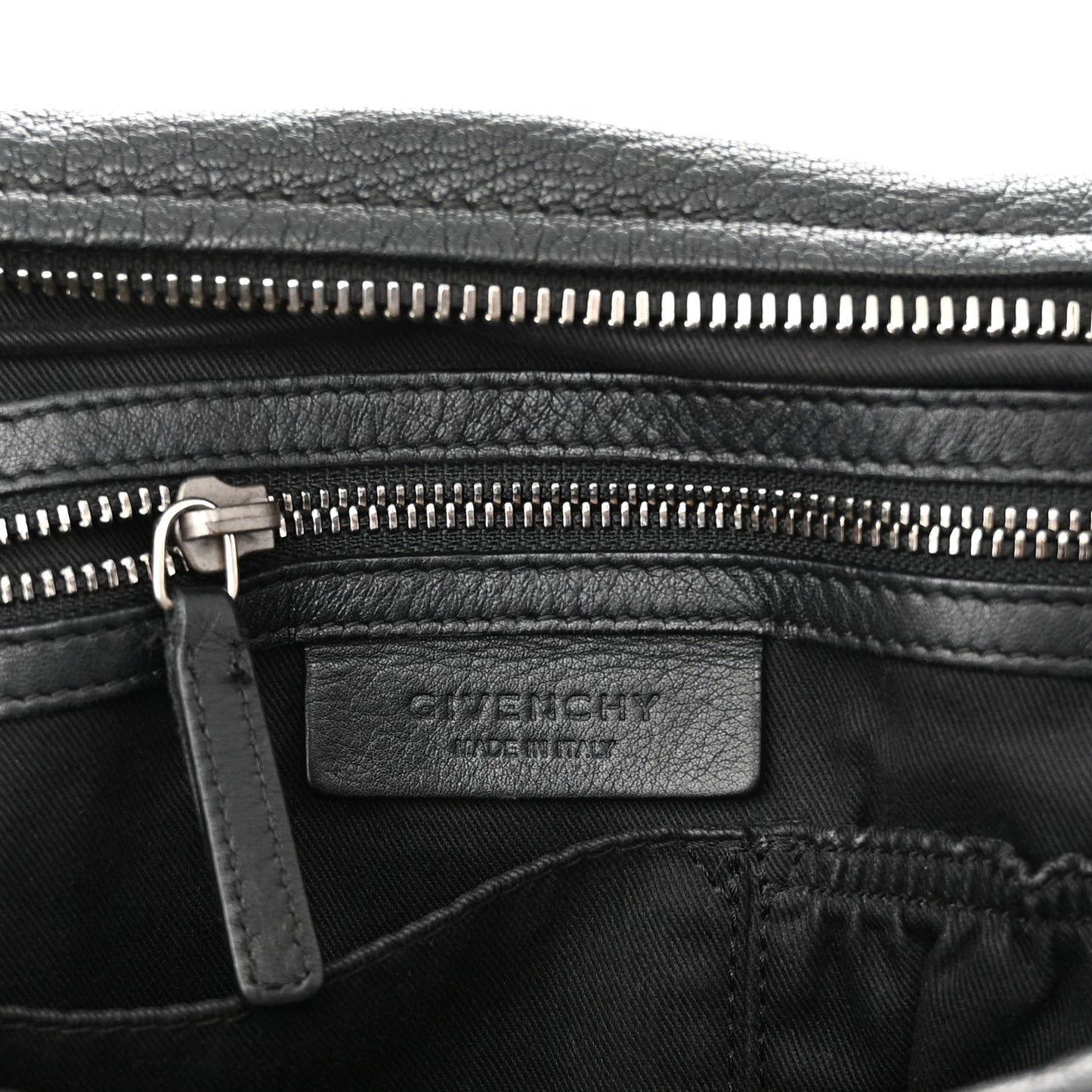 Sugar Goatskin Large Pandora Black
