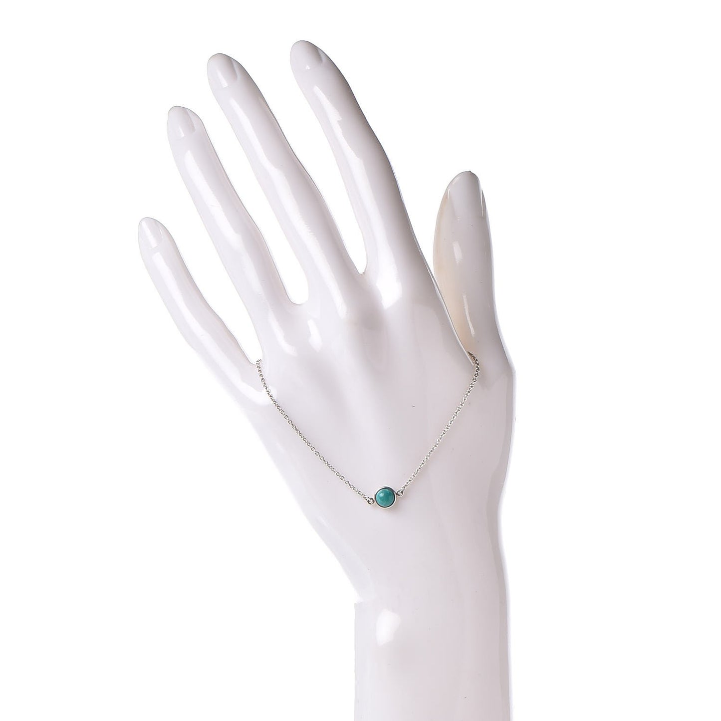 Sterling Silver Turquoise Elsa Peretti Color By The Yard Bracelet