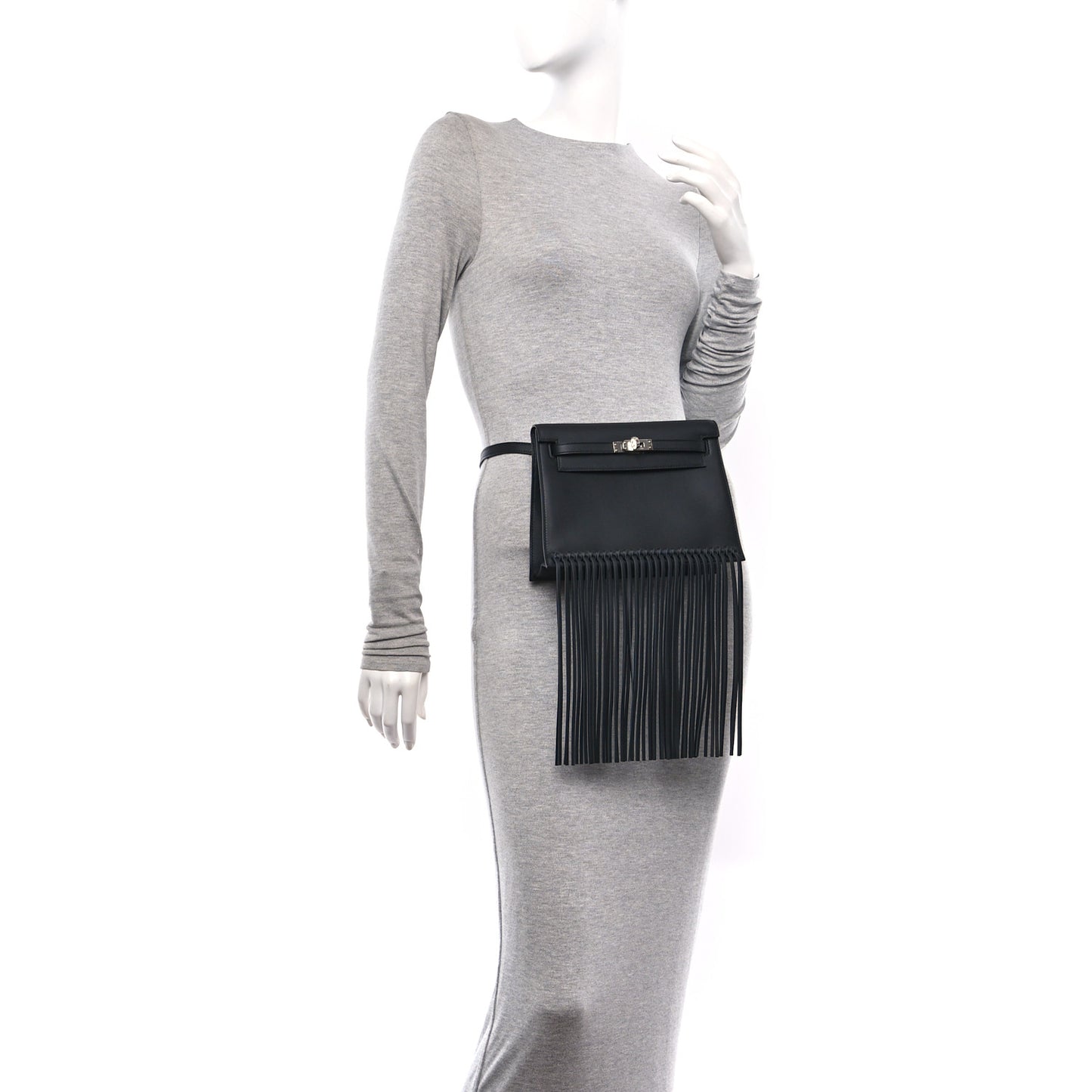 Swift Kelly Danse Anate Fringed Belt Bag Black