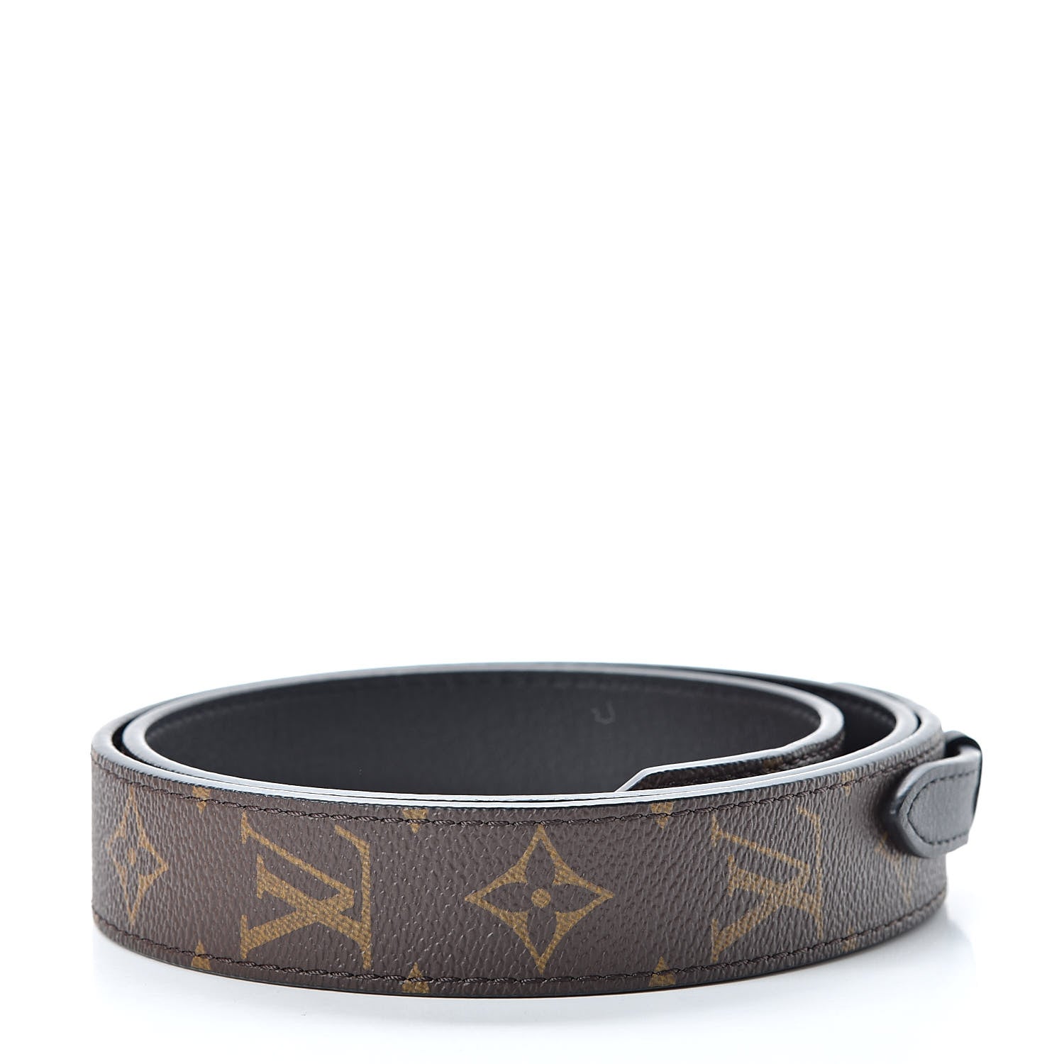 Louis Vuitton Monogram Bandouliere Shoulder Strap XL Black 2 of 5