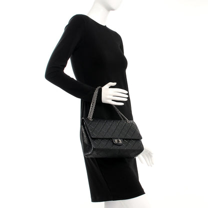 Chanel Aged Calfskin Quilted 2.55 Reissue 226 Flap Black 2 of 9