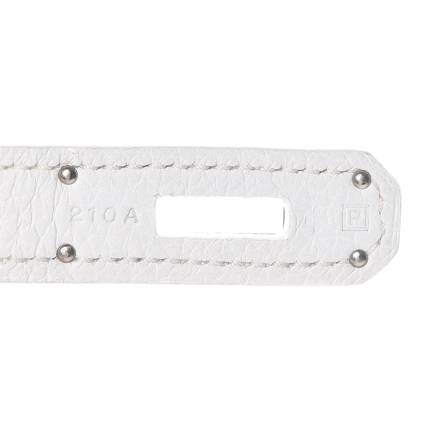 Taurillon Clemence Birkin 40 White