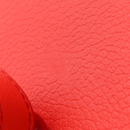 Celine Crisped Calfskin Small Tie Knot Tote Vermillion 15 of 18