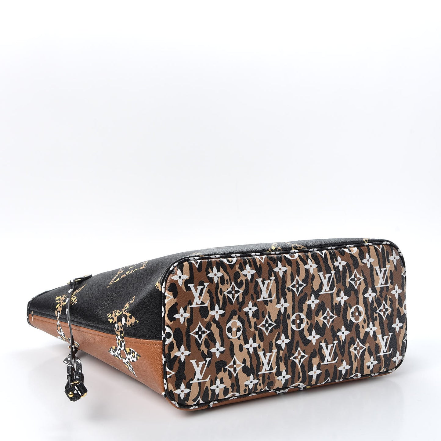 Monogram Giant Jungle Neverfull MM Black