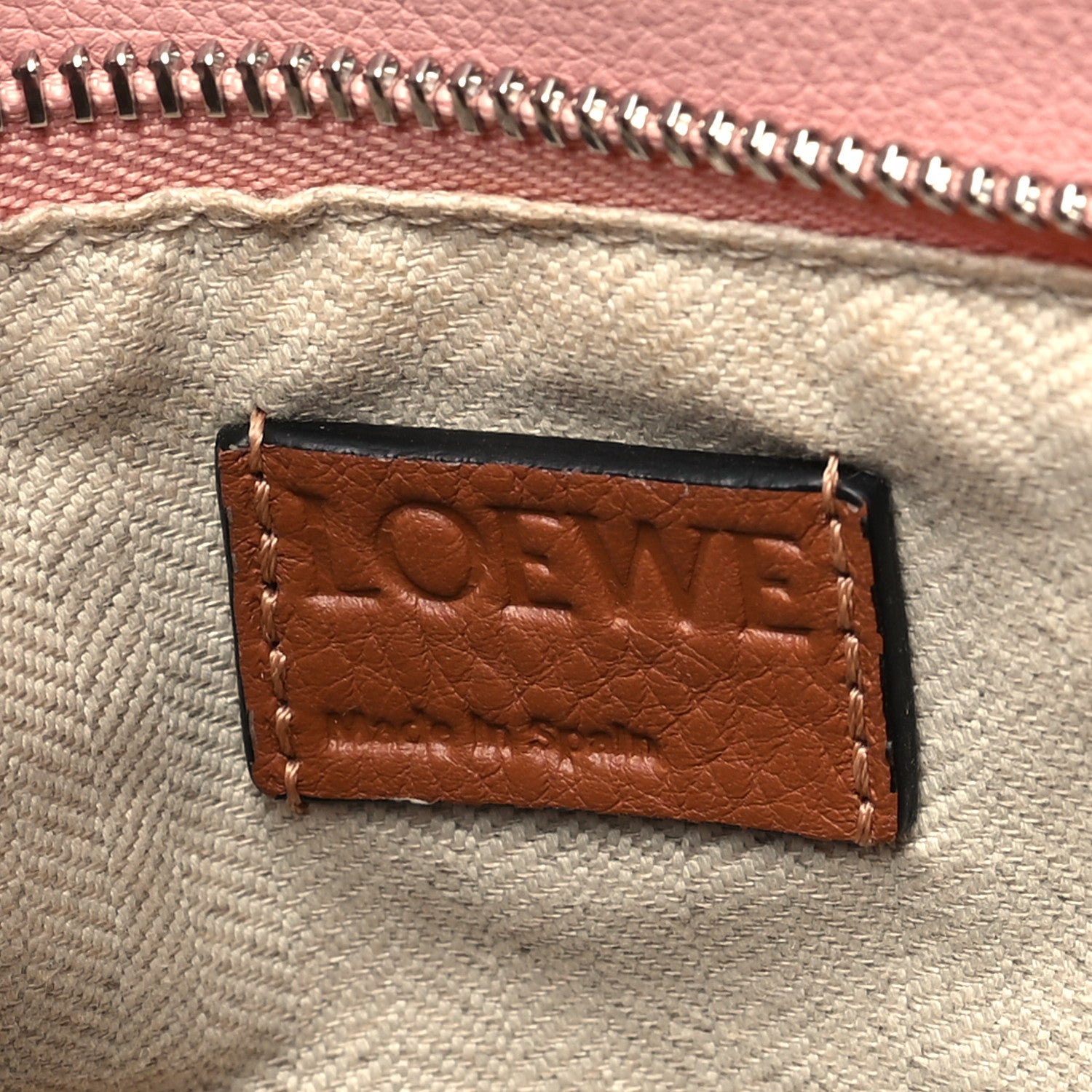 Loewe Calfskin Small Puzzle Bag Soft Pink Tan White 6 of 9