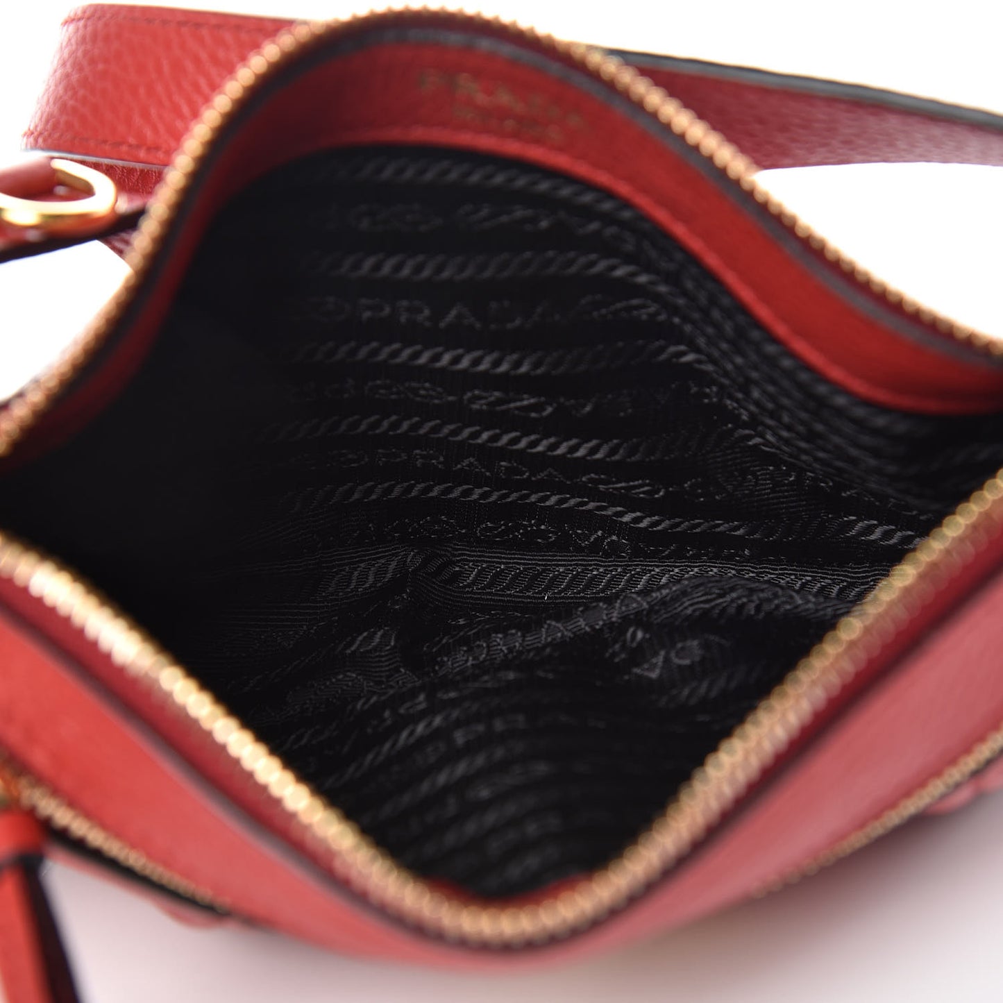 Vitello Daino Small Belt Bag Rosso
