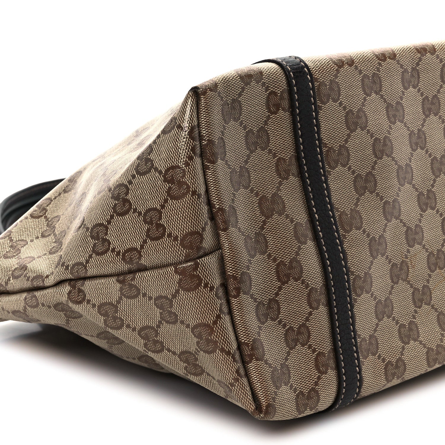Gucci Crystal Monogram Medium Joy Tote Beige Ebony Testa Di Moro 8 of 11