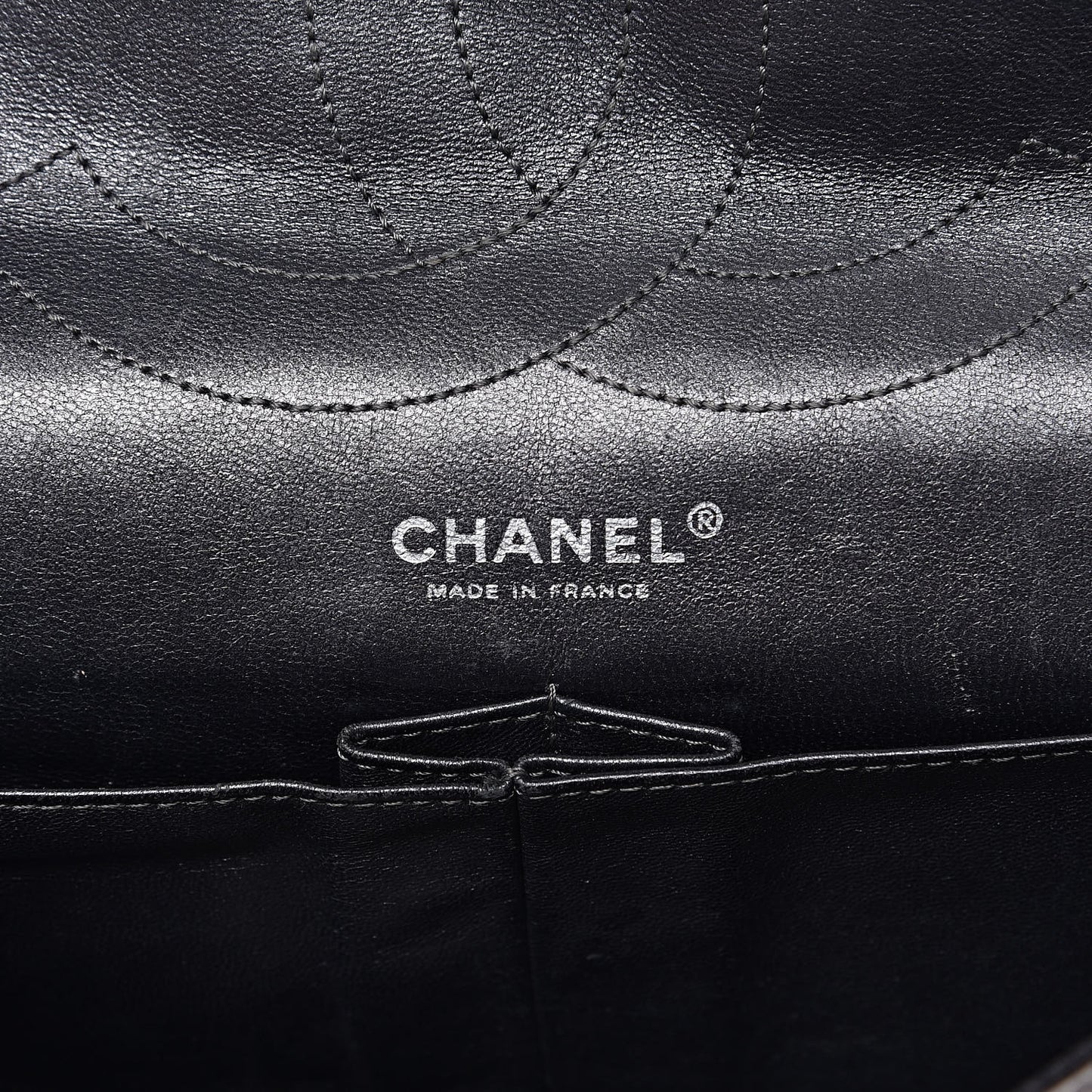 Metallic Aged Calfskin Quilted 2.55 Reissue 227 Flap Dark Silver