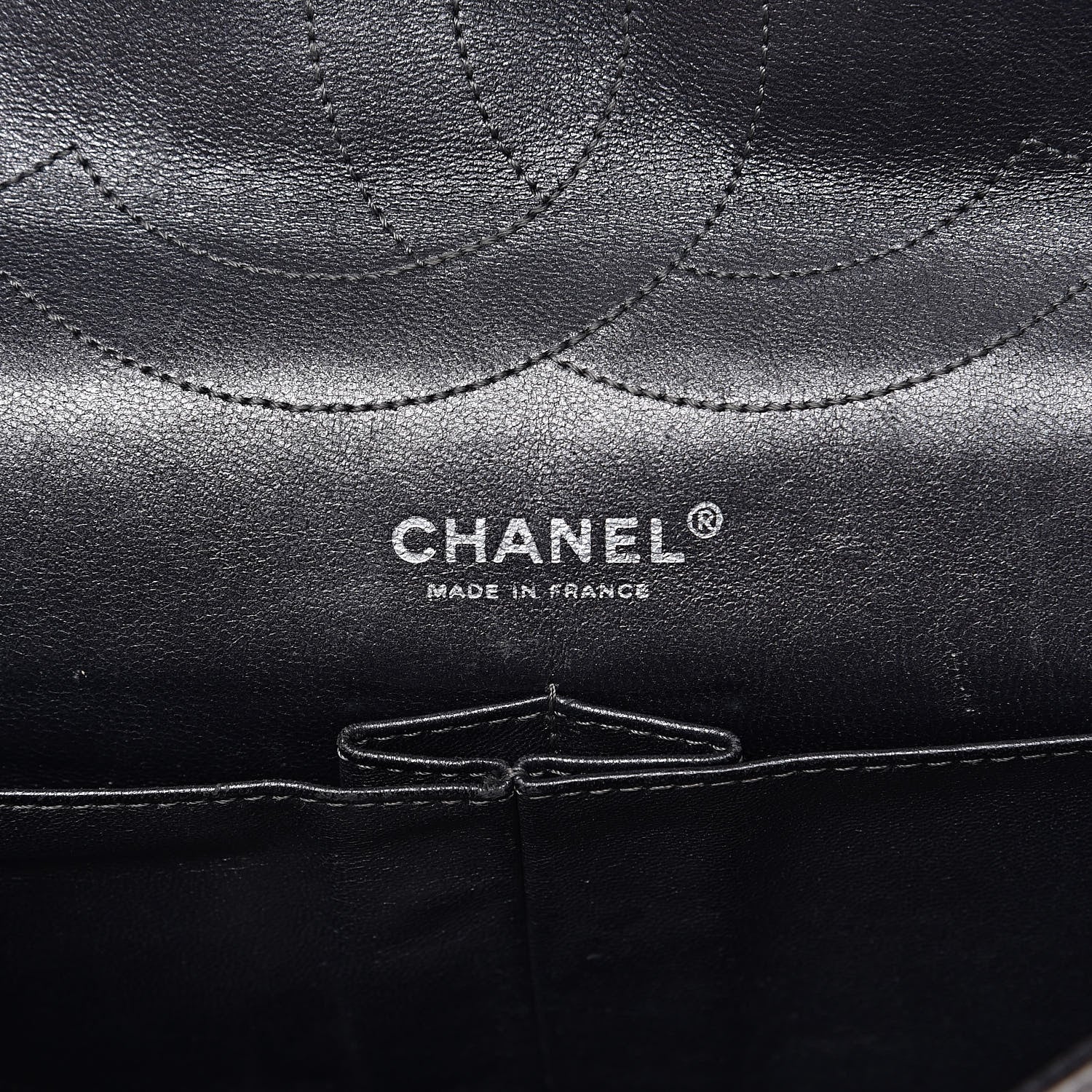 Chanel Metallic Aged Calfskin Quilted 2.55 Reissue 227 Flap Dark Silver 6 of 15