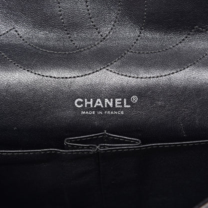 Chanel Metallic Aged Calfskin Quilted 2.55 Reissue 227 Flap Dark Silver 6 of 15