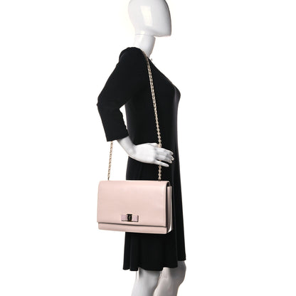Salvatore Ferragamo Printed Calfskin Medium Ginny Shoulder Bag Macaron 2 of 10