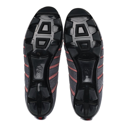 Gucci Nappa Sparkle Feline Web Titan Lace Up Sneakers 8.5 Caspian Rosso 6 of 10