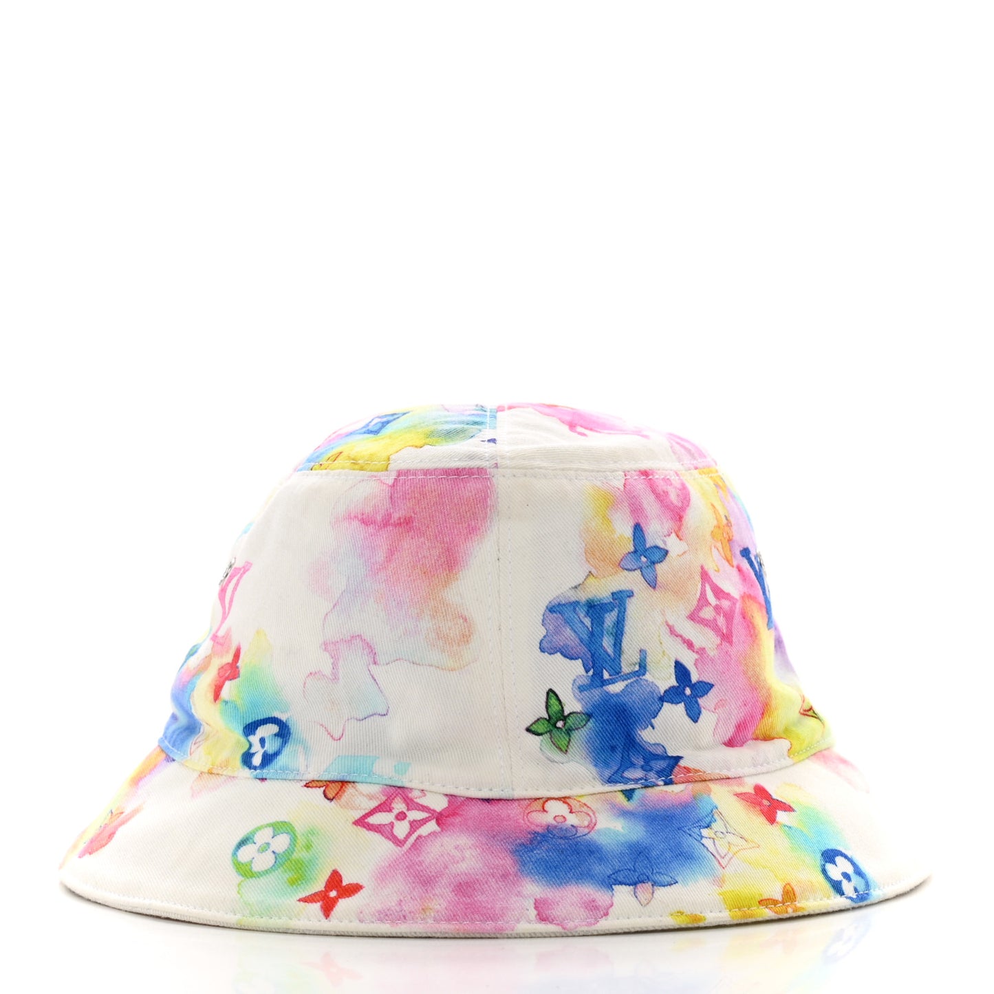 Watercolor Cotton Transformable Bob Bucket Hat 58 Multicolor