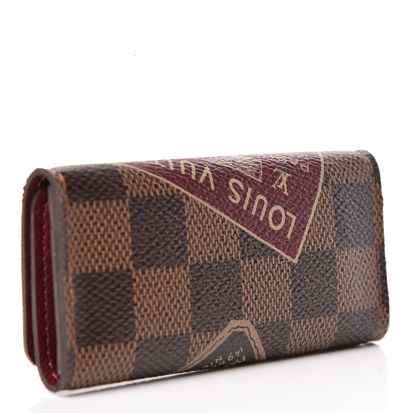 Damier Ebene Trunks Labels Multicles 4 Key Holder