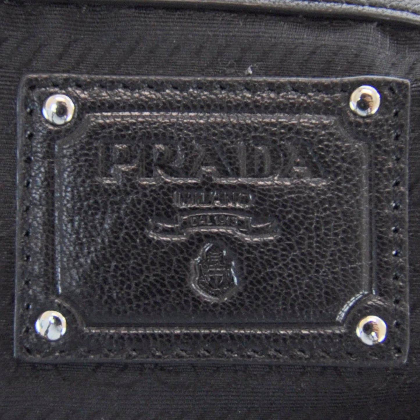 Leather Satchel Nero Black