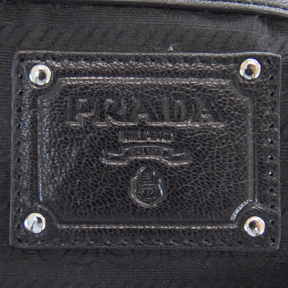 Prada Leather Satchel Nero Black 8 of 9