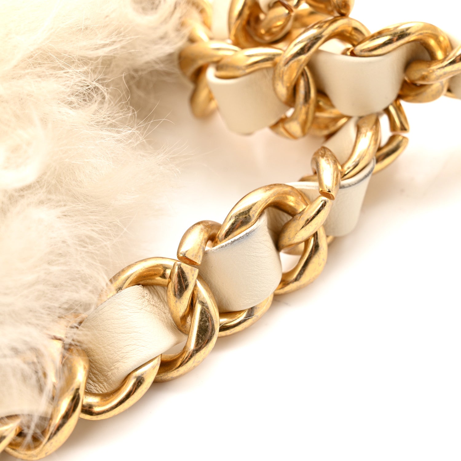 Chanel Fantasy Fur CC Mini Flap Bag White 12 of 15