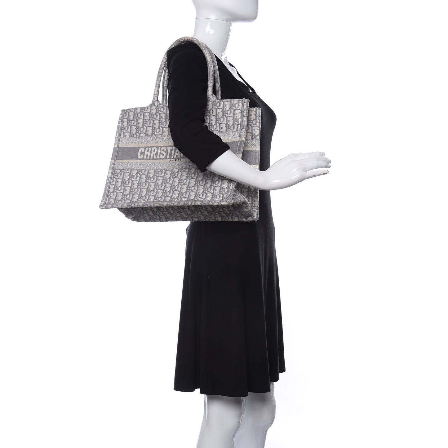 Oblique Medium Book Tote Grey