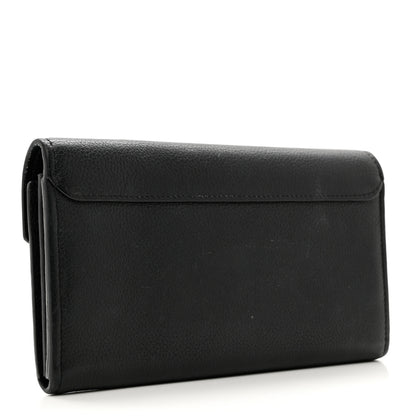 Louis Vuitton Soft Calfskin My Lockme Wallet Black 4 of 8