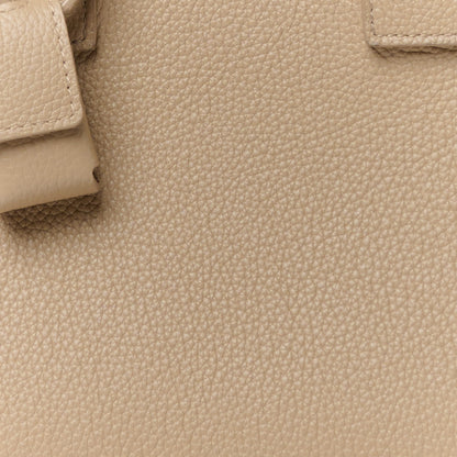 Saint Laurent Grained Calfskin Baby Sac De Jour Souple Sea Salt 10 of 14