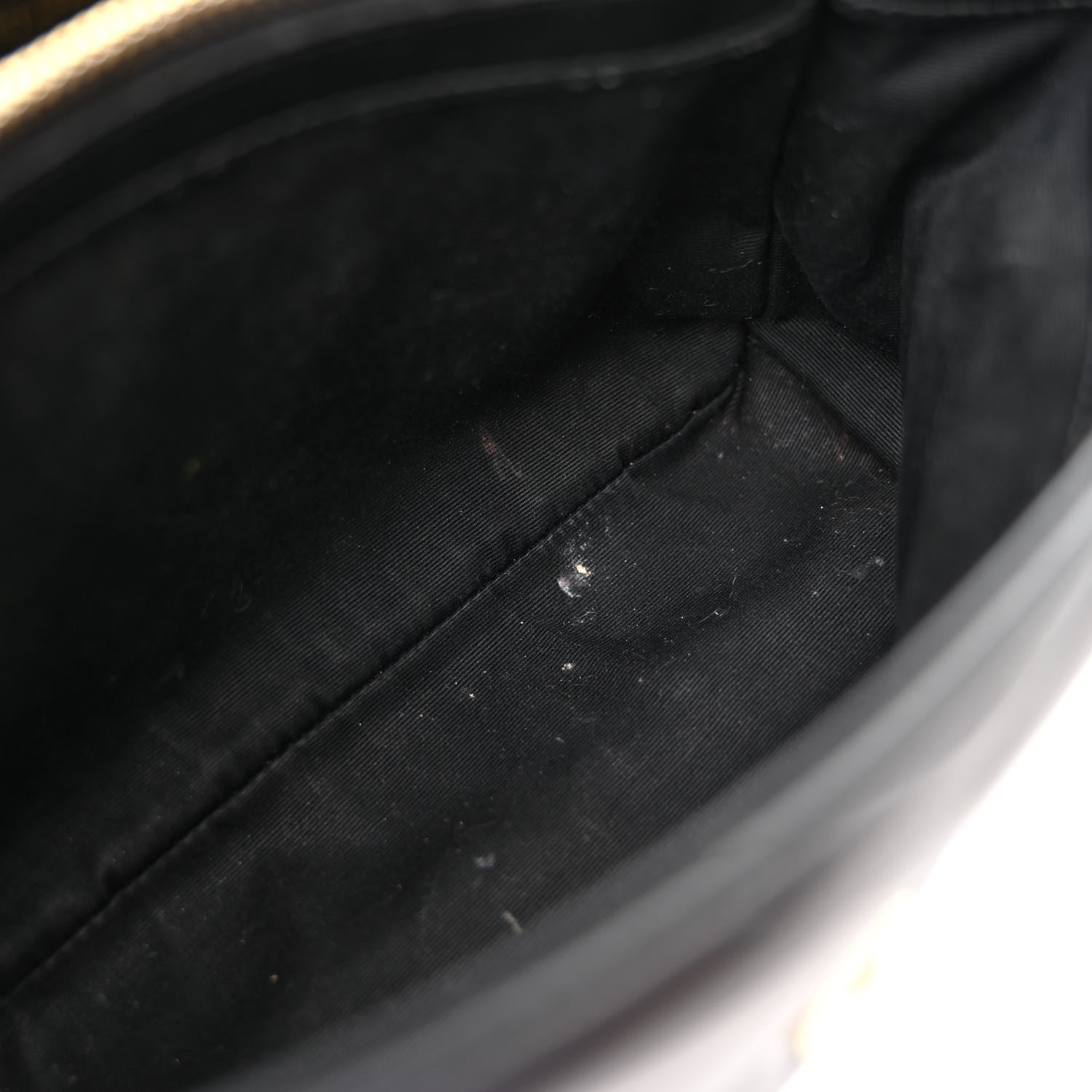 Saint Laurent Calfskin Y Quilted Monogram Small Loulou Chain Satchel Black 16 of 17