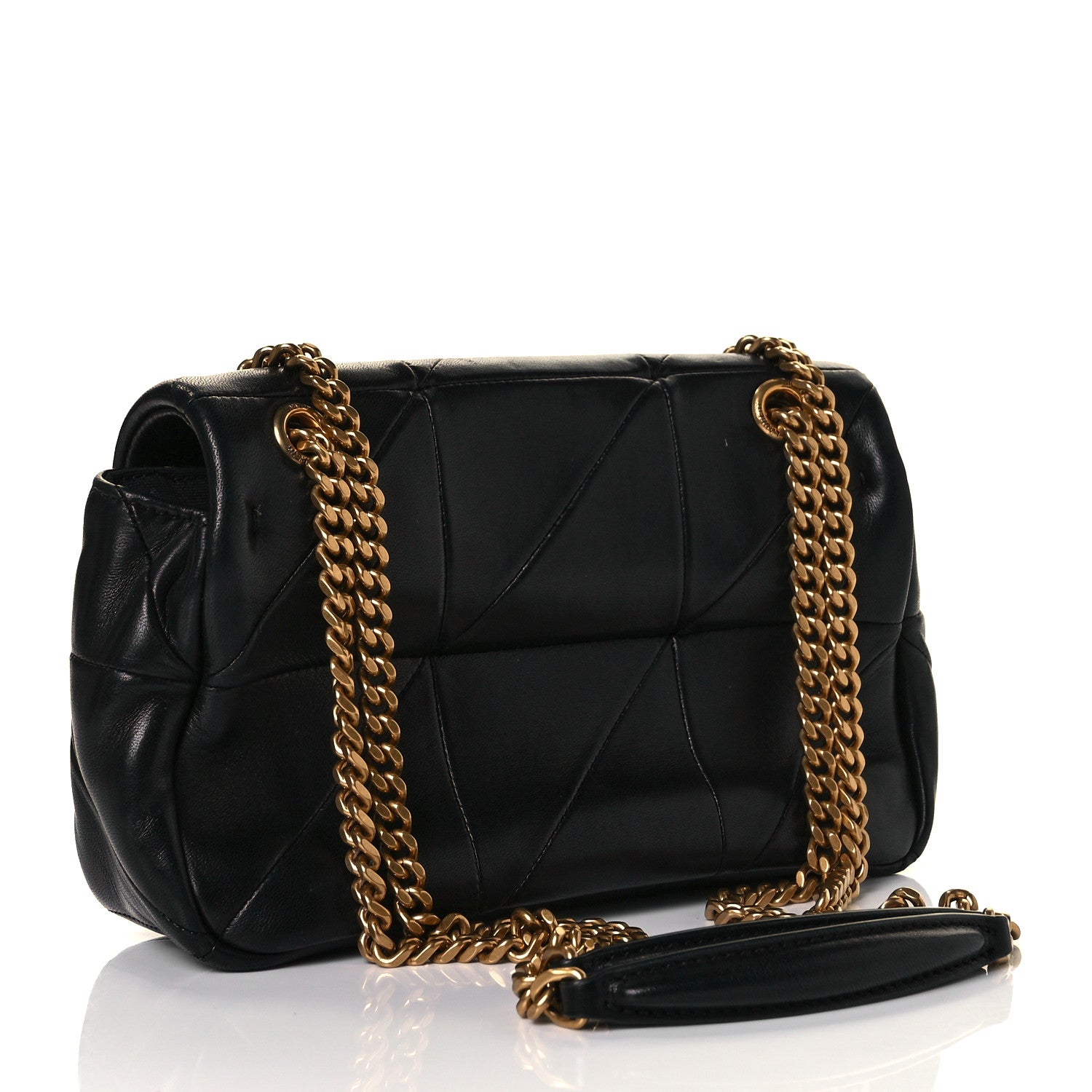 Saint Laurent Lambskin Patchwork Monogram Small Jamie Black 3 of 8