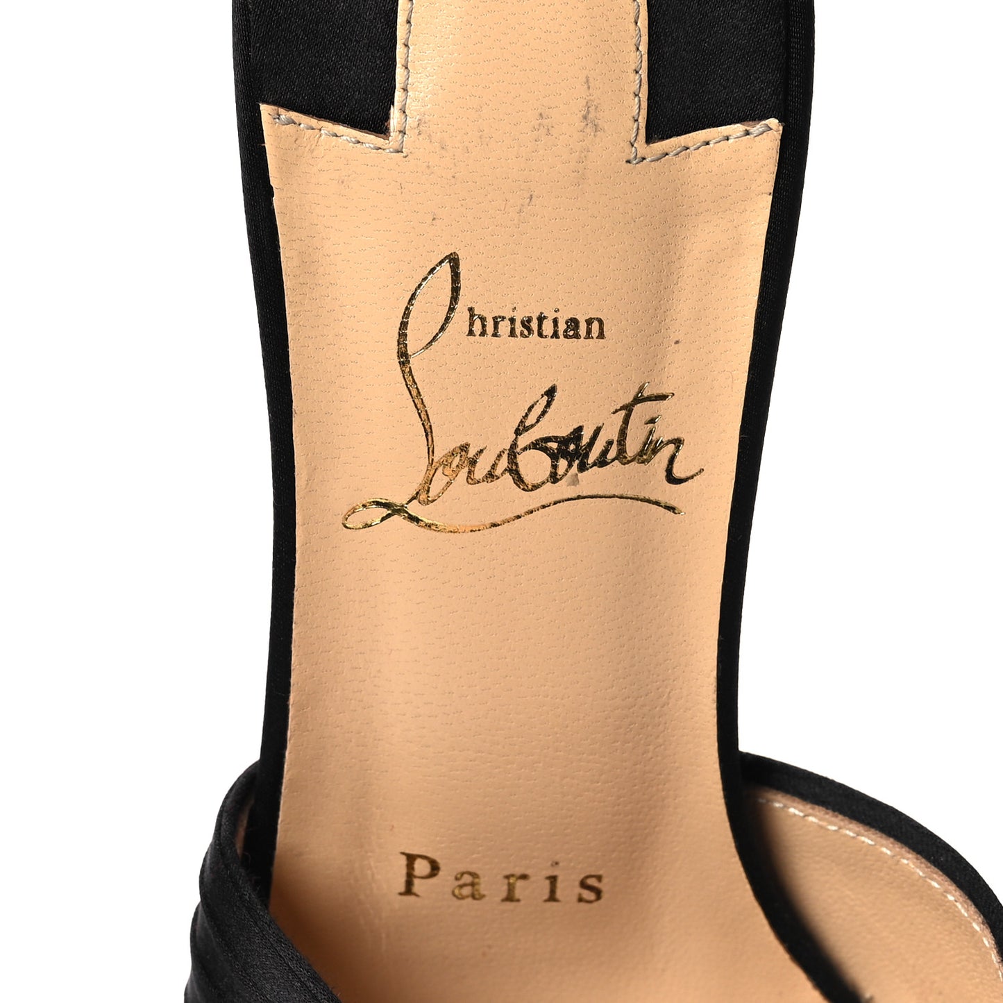 Crepe Satin Nicol Is Back 85 Slide Sandals 37 Black