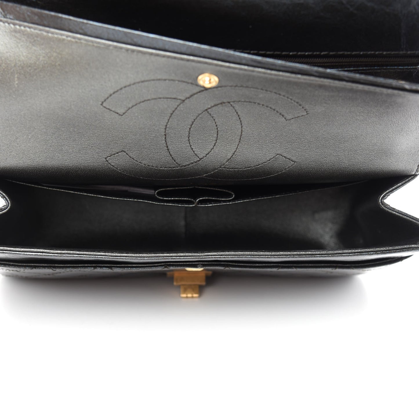 Iridescent Calfskin Quilted 2.55 Reissue 226 Flap Ruthenium
