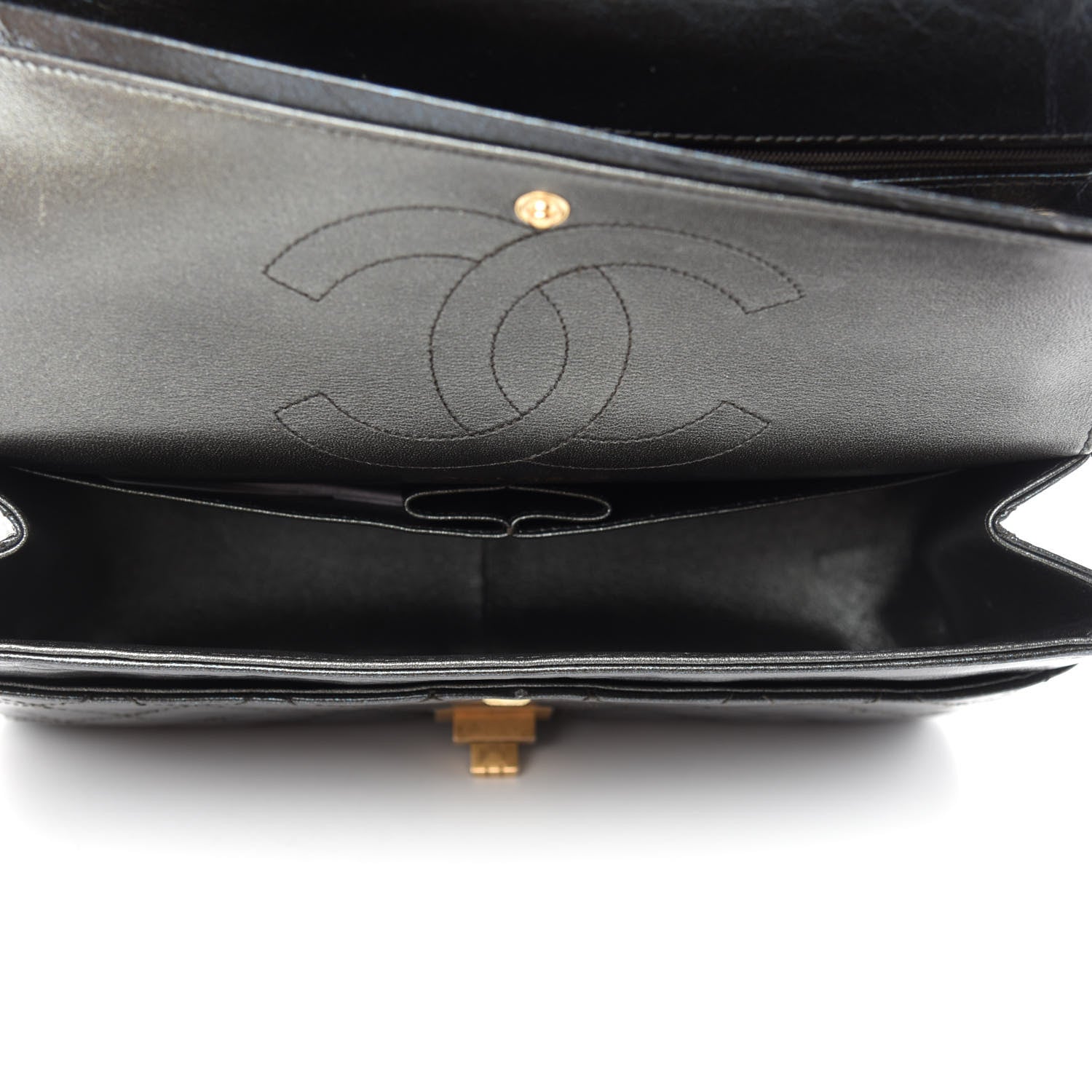 Chanel Iridescent Calfskin Quilted 2.55 Reissue 226 Flap Ruthenium 5 of 13