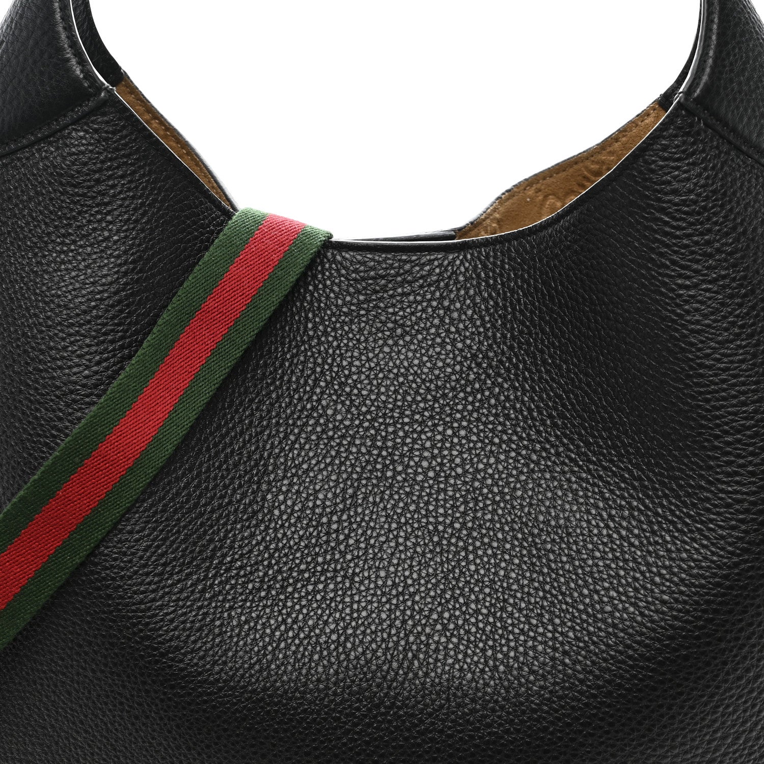 Gucci Soft Grained Calfskin Maxi B Hobo Black 9 of 11