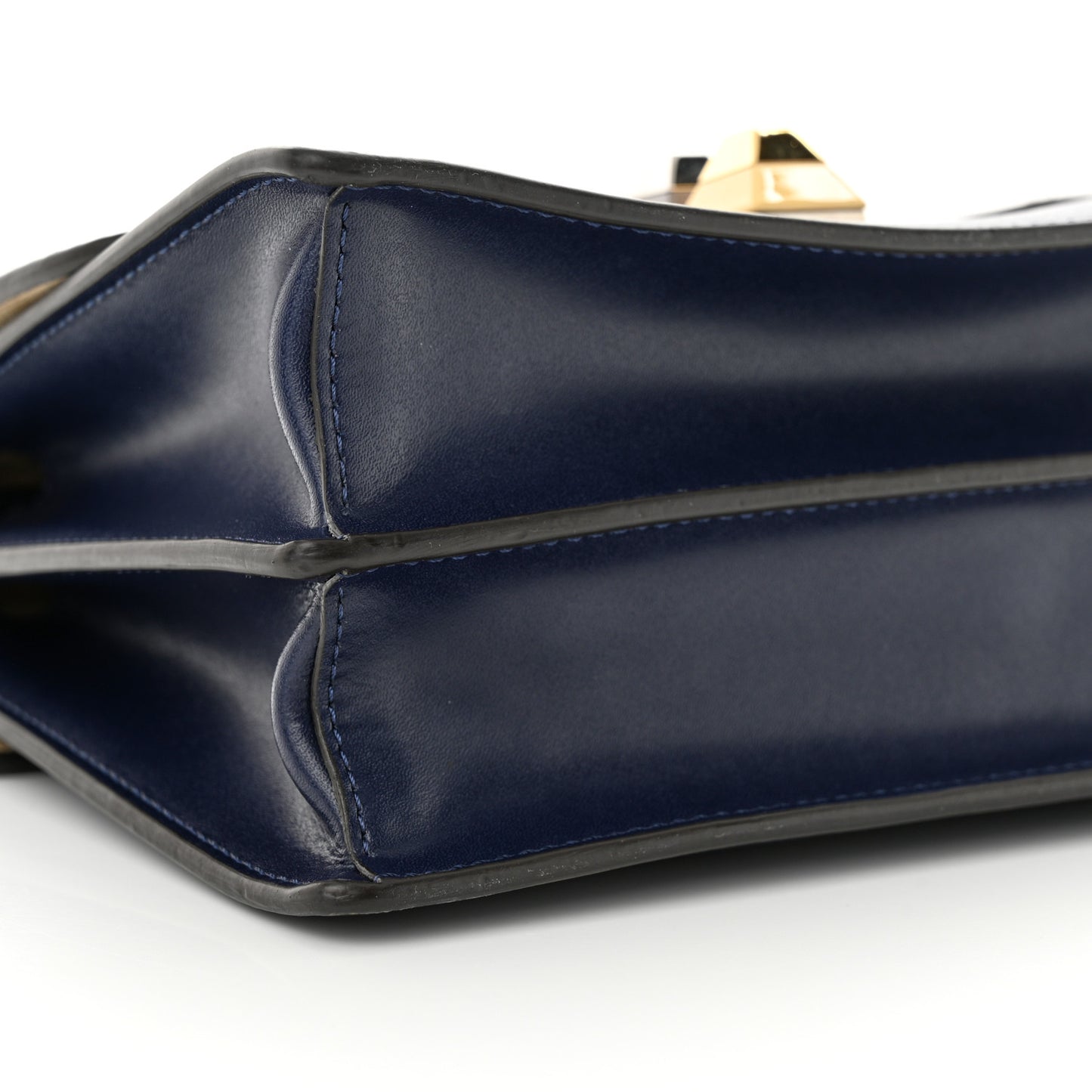 Snakeskin Vitello Liberty Elaphe Open Your Heart Small Kan I Shoulder Bag Blue Berry Balena Natural