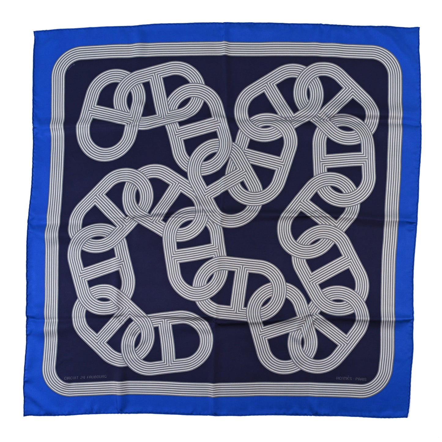 Silk Circuit 24 Faubourg Chemise Scarf 90