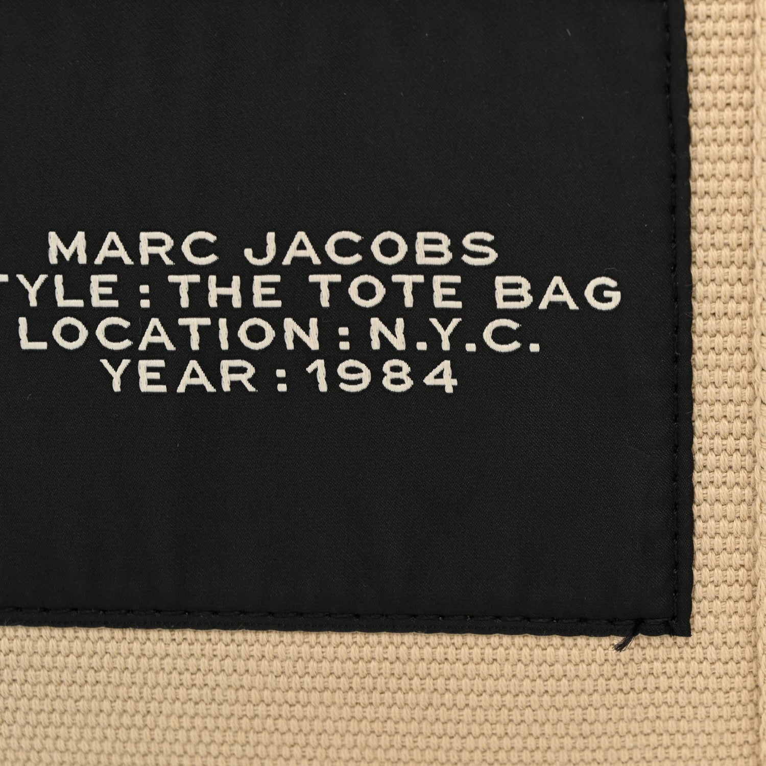 Marc Jacobs Jacquard Medium The Traveler Tote Bag Warm Sand 12 of 13