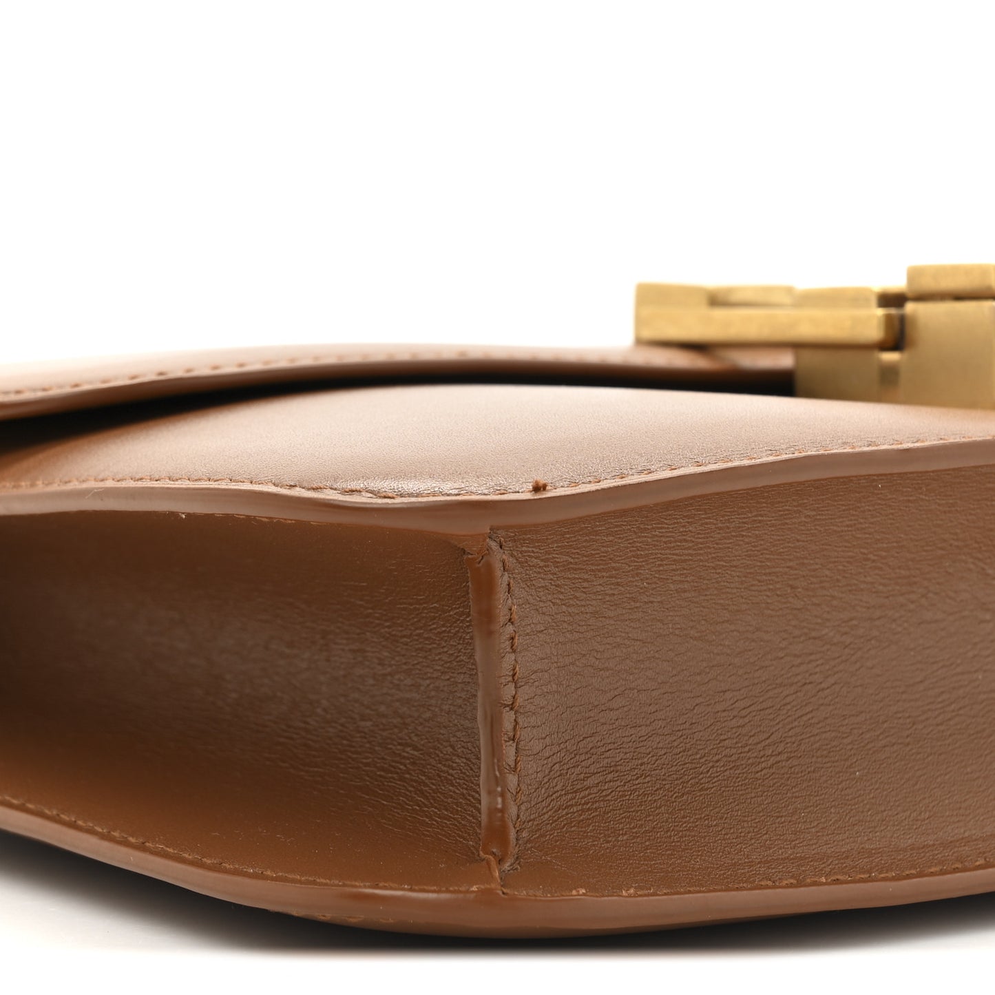 Smooth Calfskin Carre Satchel Brick