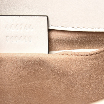Gucci Calfskin Matelasse Mini GG Marmont Shoulder Bag White 6 of 11