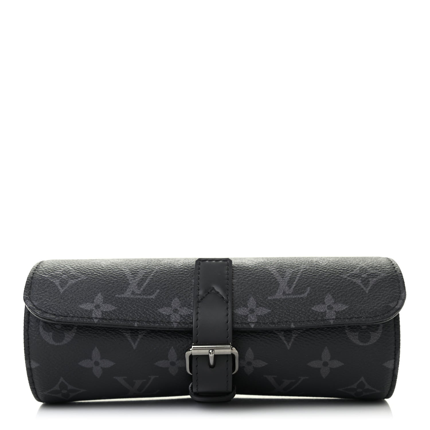 Louis Vuitton Monogram Eclipse 3 Watch Travel Case 1 of 18