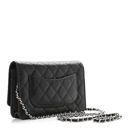Chanel Caviar Quilted Wallet On Chain WOC Black 3 of 10